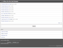 Tablet Screenshot of godhungry.org
